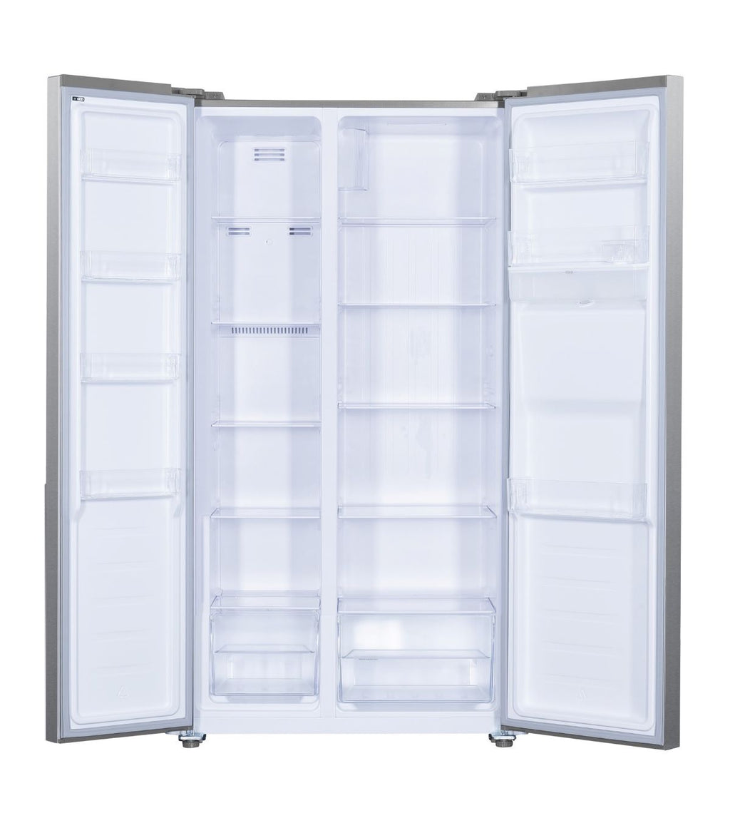PKM Side by Side Kühlschrank KHSBS444EIXWD - 439 L, Wasserspender, Touch-Control