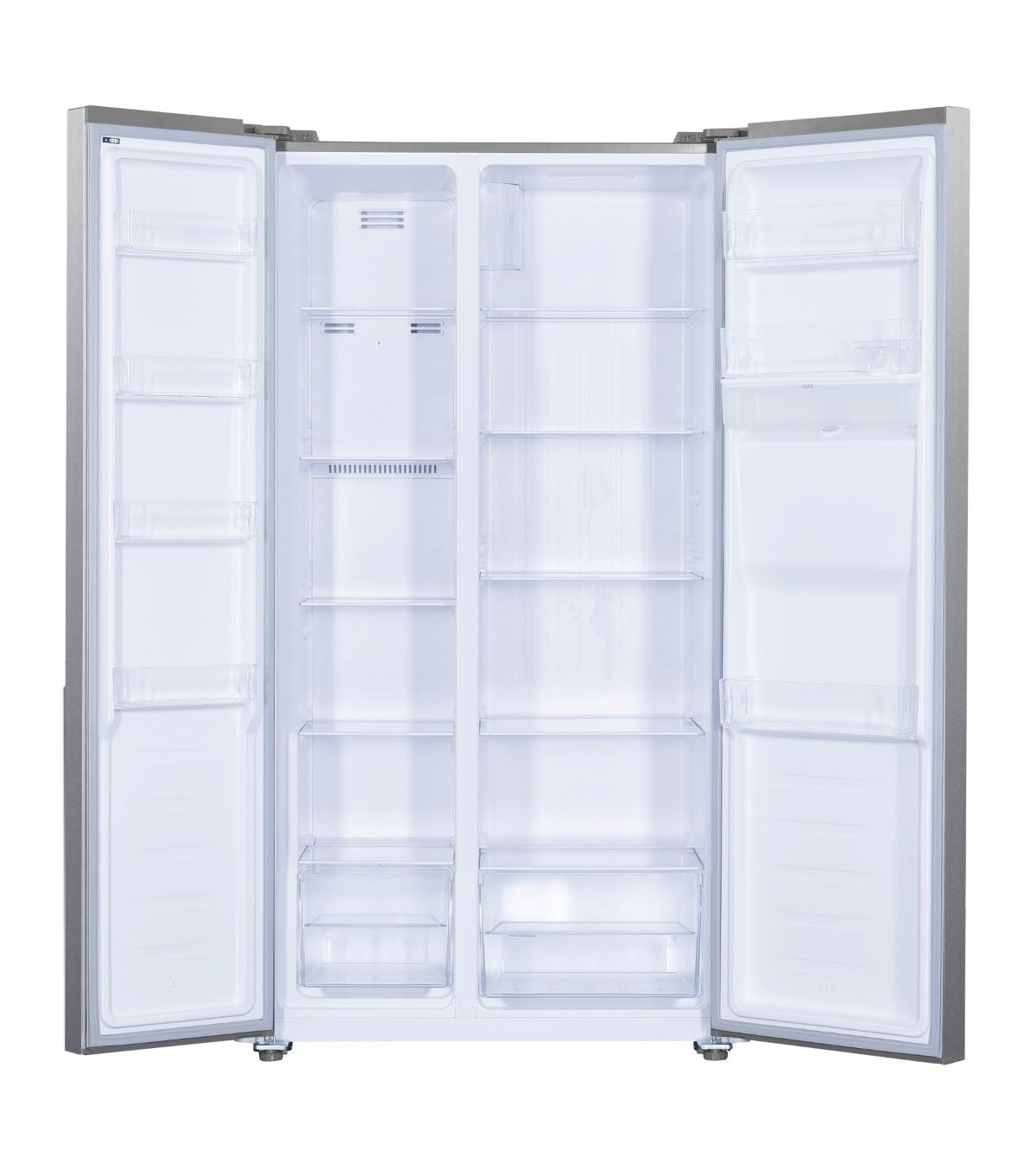 PKM Side by Side Kühlschrank KHSBS444EIXWD - 439 L, Wasserspender, Touch-Control