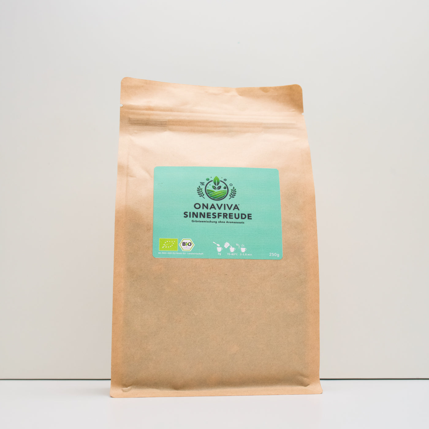 Onaviva Bio-Tee Sinnesfreude - Grünteemischung ohne Aromazusatz