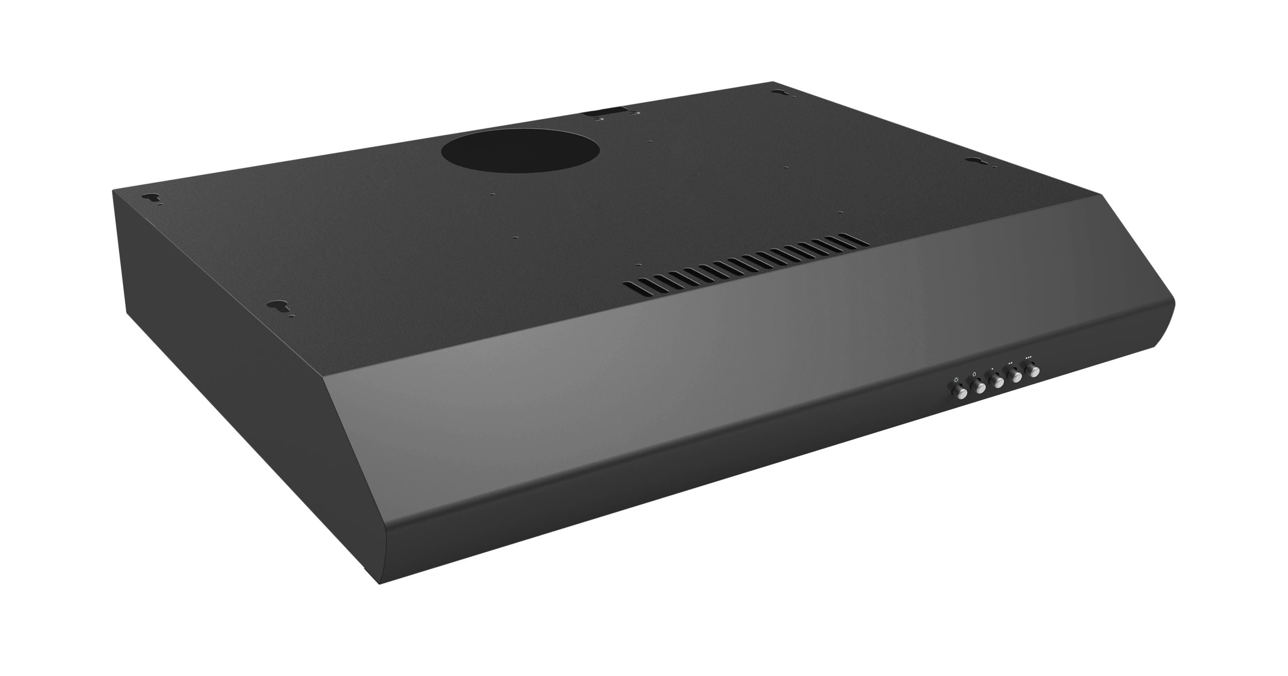 PKM Unterbauhaube UBH5000SX 60cm schwarz Umluft Abluft Dunstabzugshaube mit LED