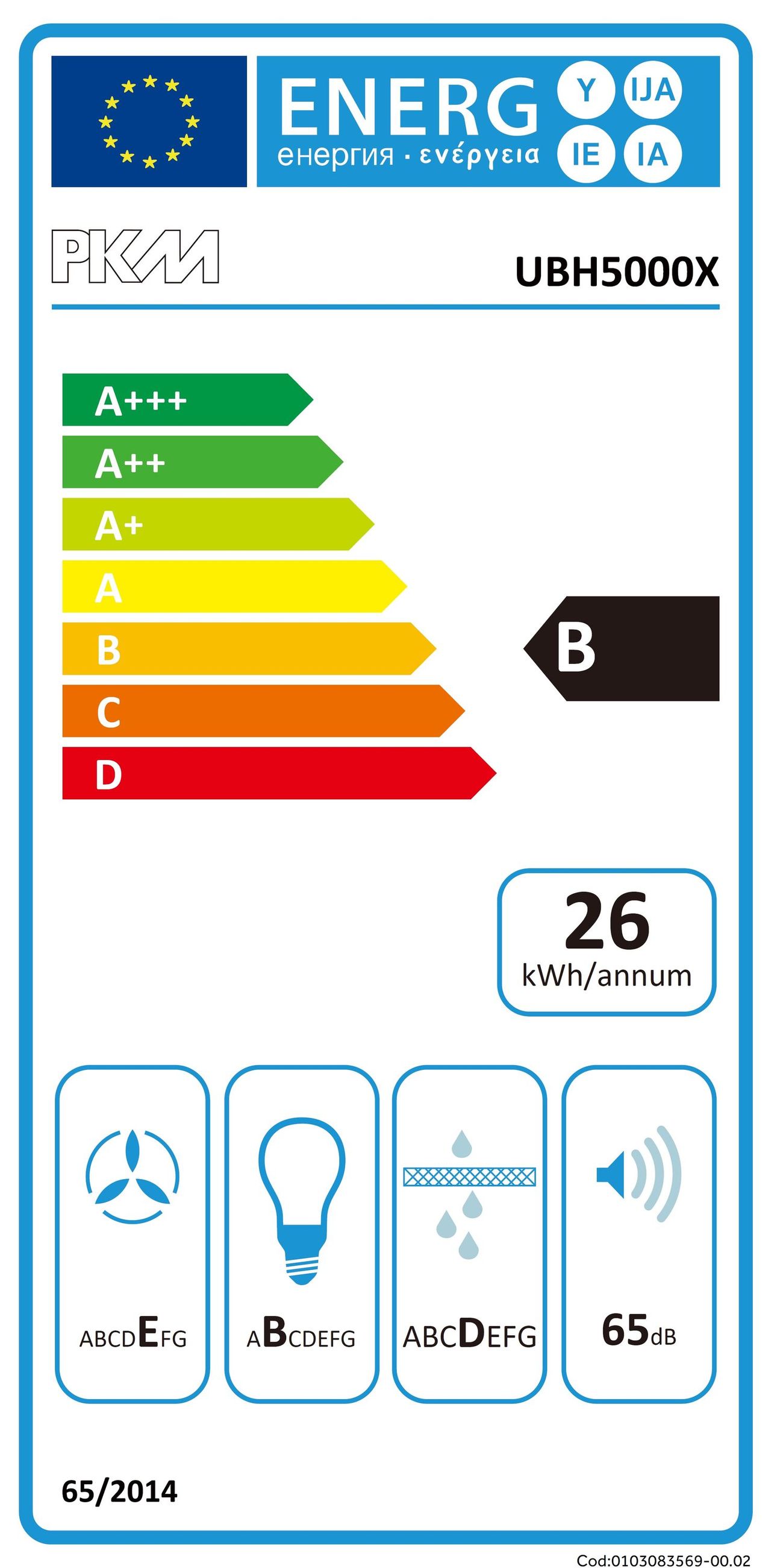 PKM  Unterbauhaube UBH5000X 60cm silbergrau Umluft Abluft Dunstabzugshaube LED