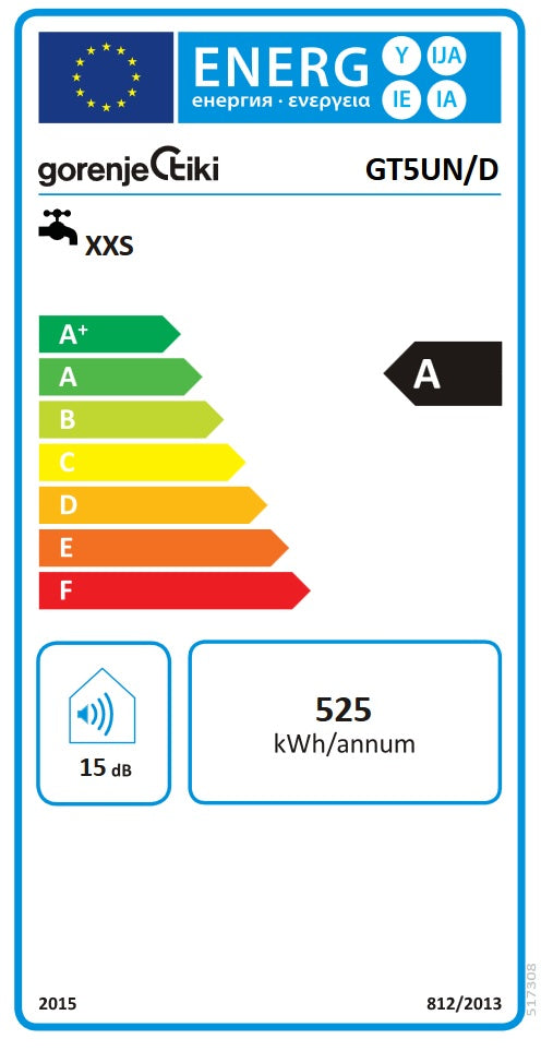 Gorenje Boiler GT5 UN/D 5Liter DRUCKFEST Warmwasserbereiter Untertisch