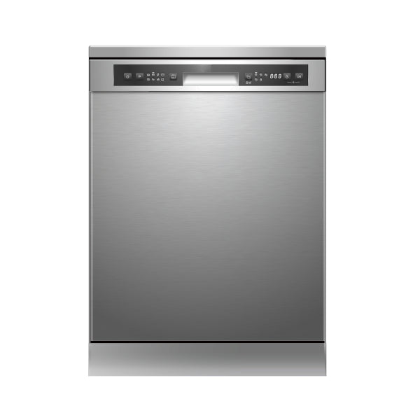 Wolkenstein Geschirrspüler WGSP14-6DS - freistehend, 60cm, silber, 14 Gedecke