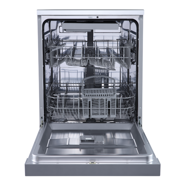 Wolkenstein Geschirrspüler WGSP14-6DS - freistehend, 60cm, silber, 14 Gedecke