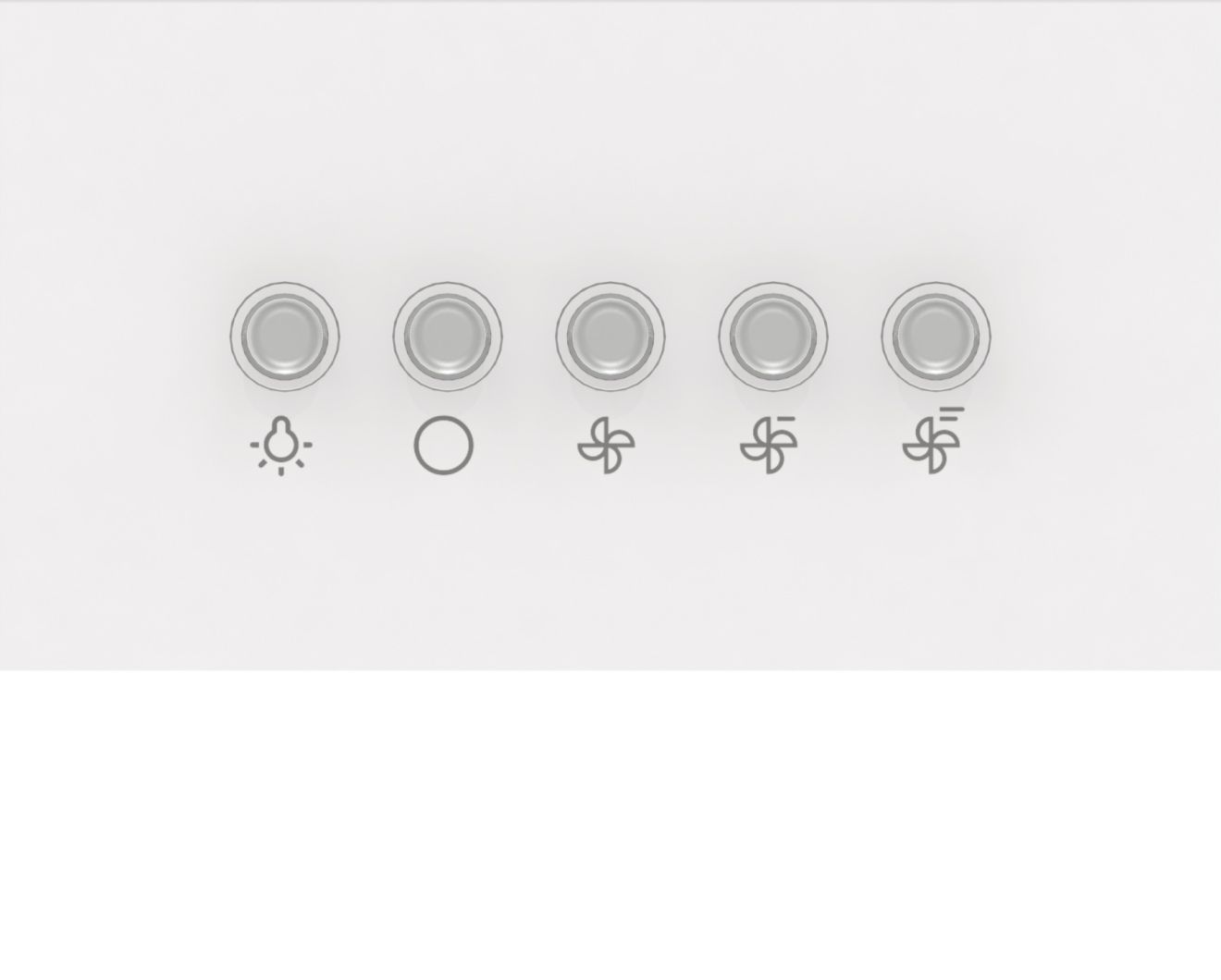 Gorenje Dunstabzugshaube WHU629EW/S Breite 60cm Unterbauhaube weiß