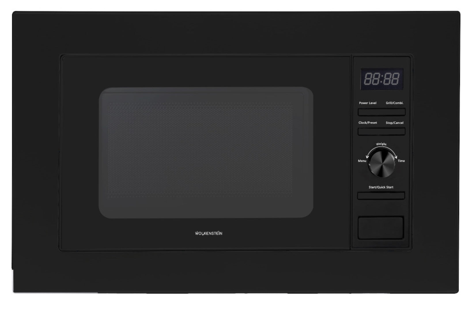 Wolkenstein Einbaumikrowelle WMW800-20GB EB - schwarz 800W Grill 900W