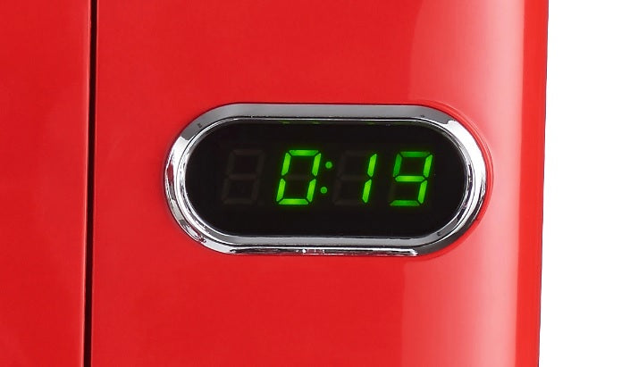 Wolkenstein Mikrowelle MW720 FRW - rot, Retro-Design, 700Watt, 20l, nostalgie