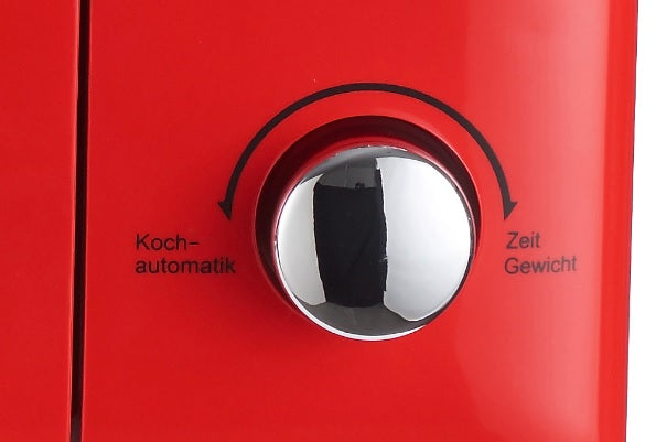Wolkenstein MW 720 FR Retro Mikrowelle Rot – 20 Liter, 700 Watt