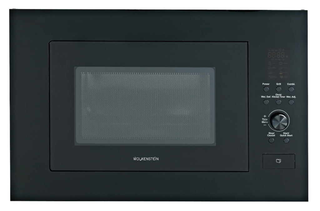 Wolkenstein Einbaumikrowelle WMW900-25GB EB - schwarz 900W Grill 1000W