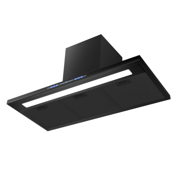 Wolkenstein Dunstabzugshaube WT3-90-A++BR 90 cm schwarz