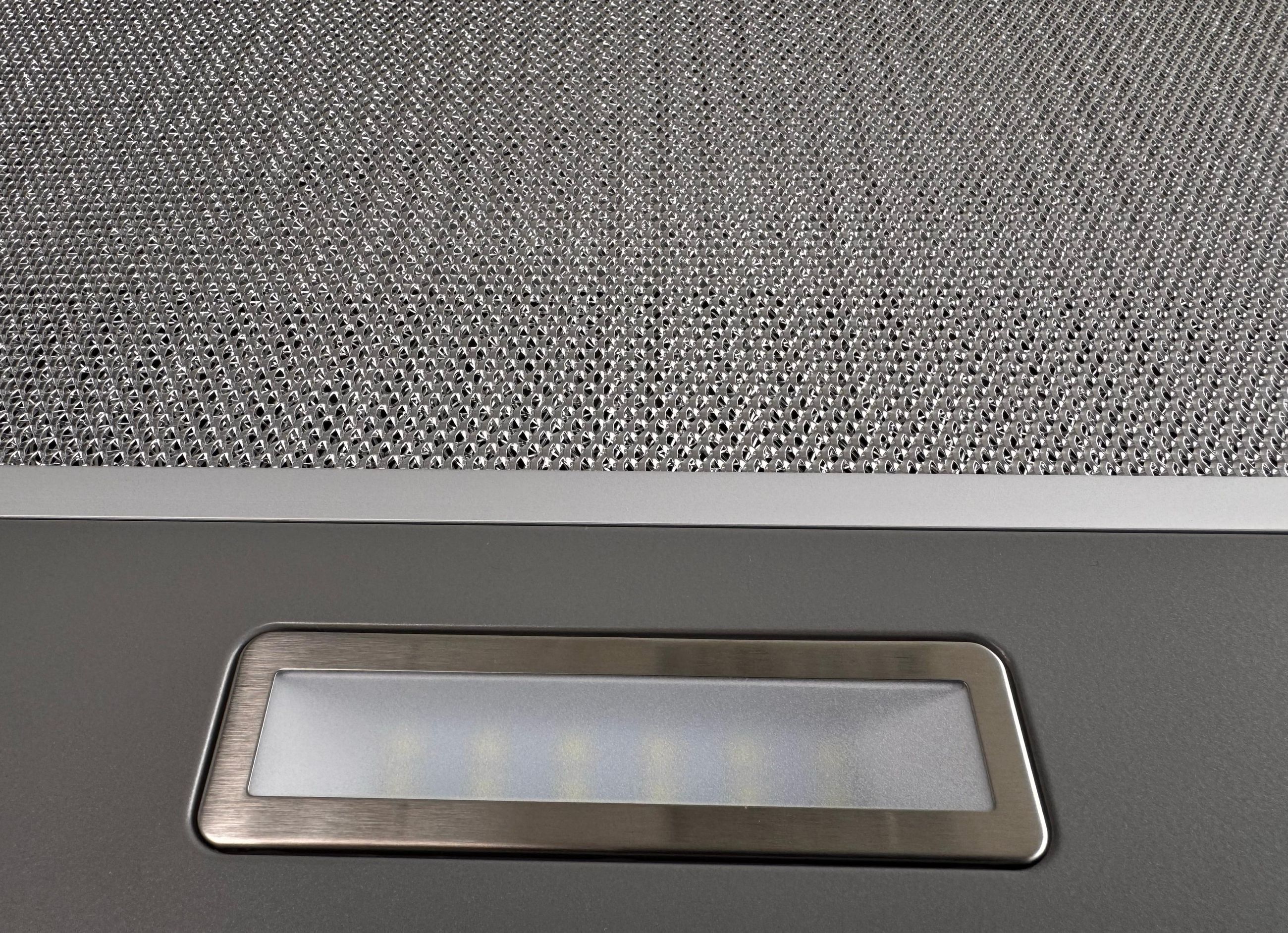 PKM Flachschirmhaube KHU-60EB 60cm Dunstabzugshaube ausziehbar Edelstahlblende