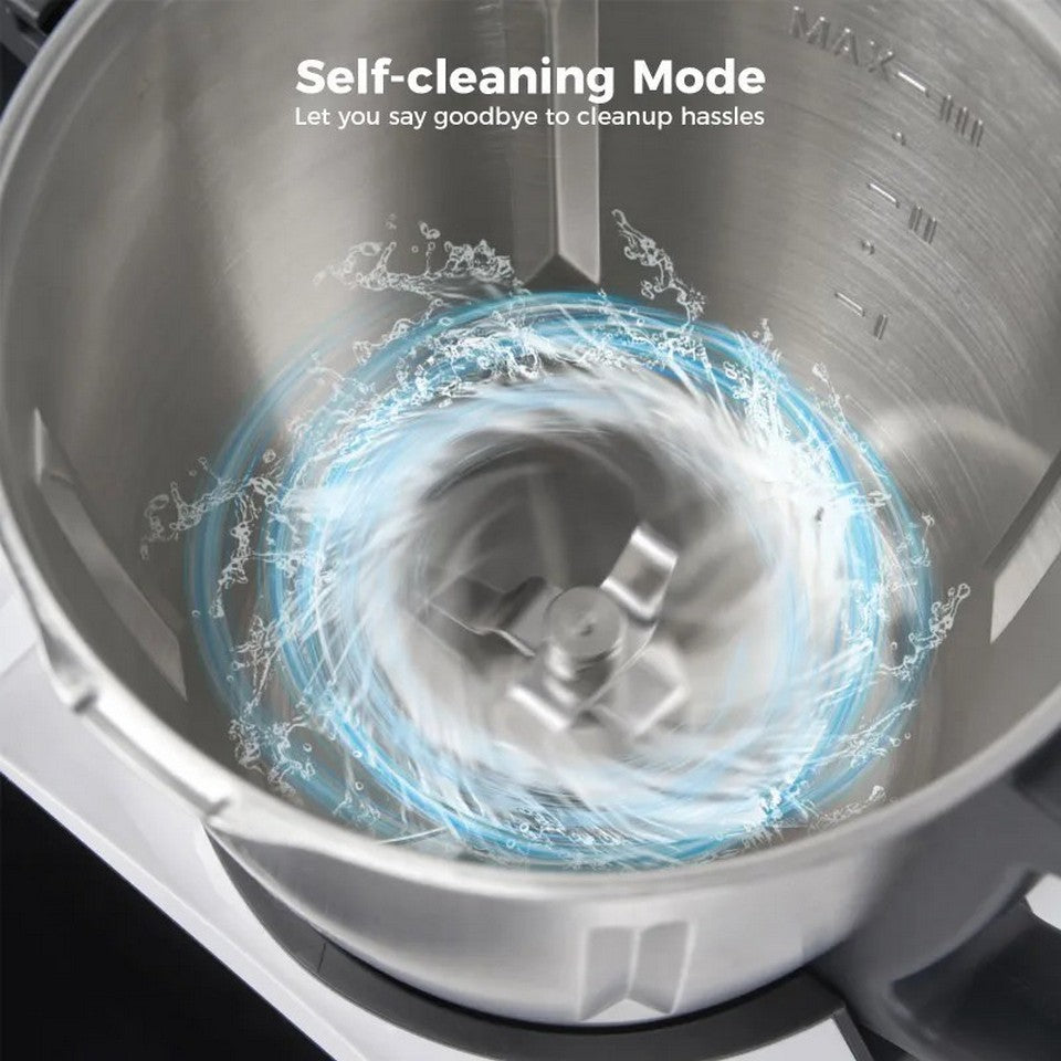 ChefRobot UltraCook CR-7, All-in-One-Küchenmaschine, smart 3 l, 7-Zoll-TFT-Bildschirm