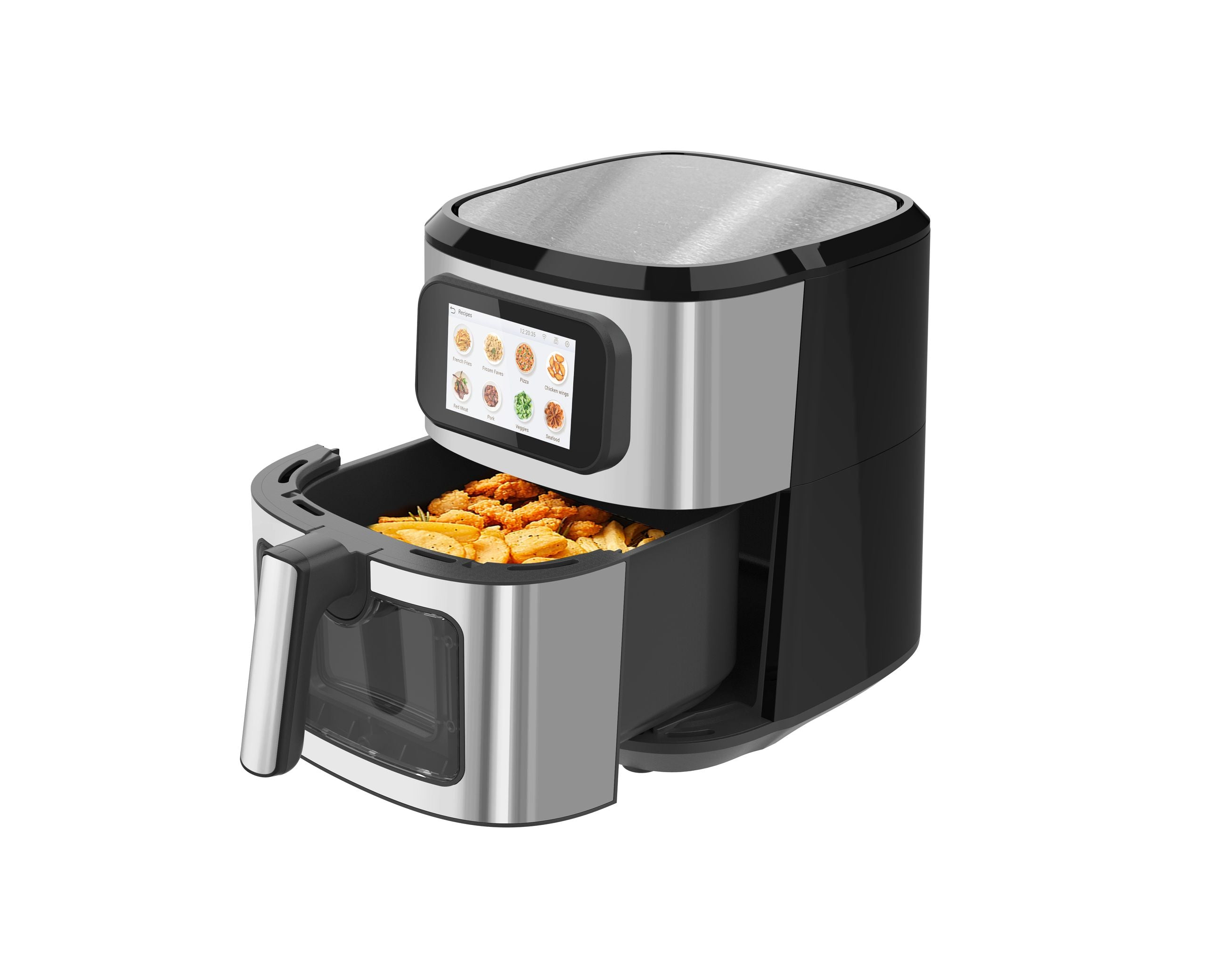 ChefRobot Smart Airfryer 6,5L mit App, Waage & Auto-Kochzeit, TFT Touch (EN/ES)