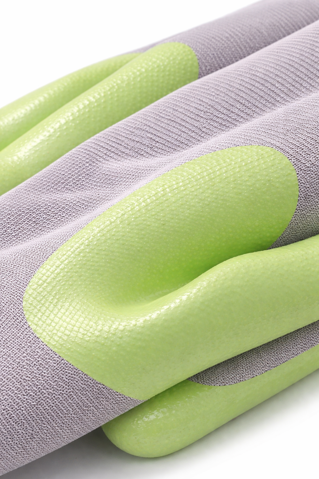 eVendix Gartenhandschuhe unisex mit Gripbeschichtung – Atmungsaktive Arbeitshandschuhe für Gartenarbeit, Pflanzen, Unkraut & Balkon – 10 Paar S Größe Grün\Grau