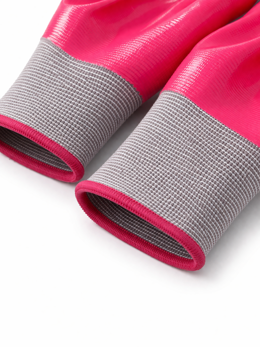 eVendix Gartenhandschuhe unisex mit Gripbeschichtung – Atmungsaktive Arbeitshandschuhe für Gartenarbeit, Pflanzen, Unkraut & Balkon – 10 Paar S Größe Rosa\Grau