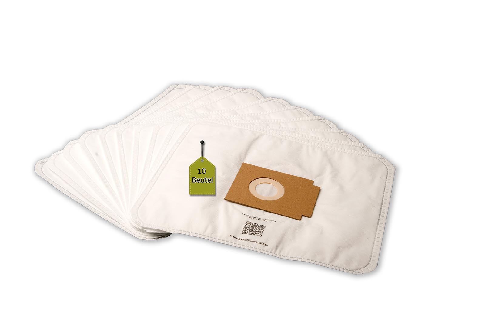eVendix Staubsaugerbeutel eVac 04 - Inhalt 10 Stück + 1 Mikro-Filter