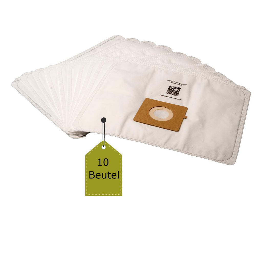 eVendix Staubsaugerbeutel eVac 06 - Inhalt 10 Stück + 1 Mikro-Filter