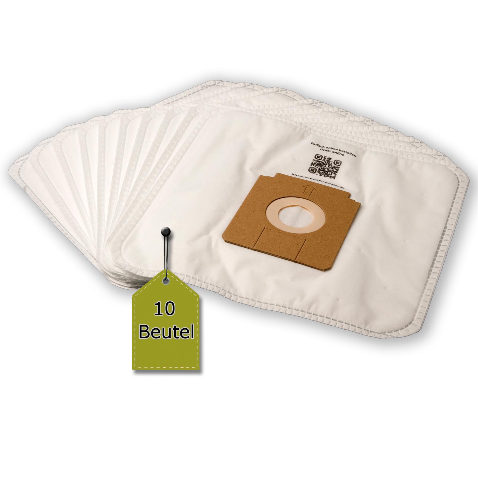 eVendix Staubsaugerbeutel eVac 18 - Inhalt 10 Stück + 1 Mikro-Filter