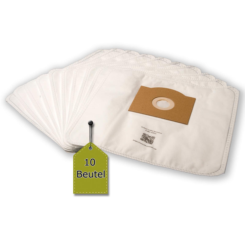 eVendix Staubsaugerbeutel eVac 19 - Inhalt 10 Stück + 1 Mikro-Filter