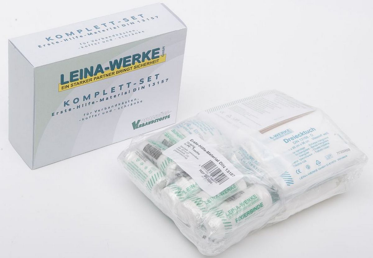 Leina Werke Erste-Hilfe-Füllung DIN 13157 für Betriebsverbandkasten