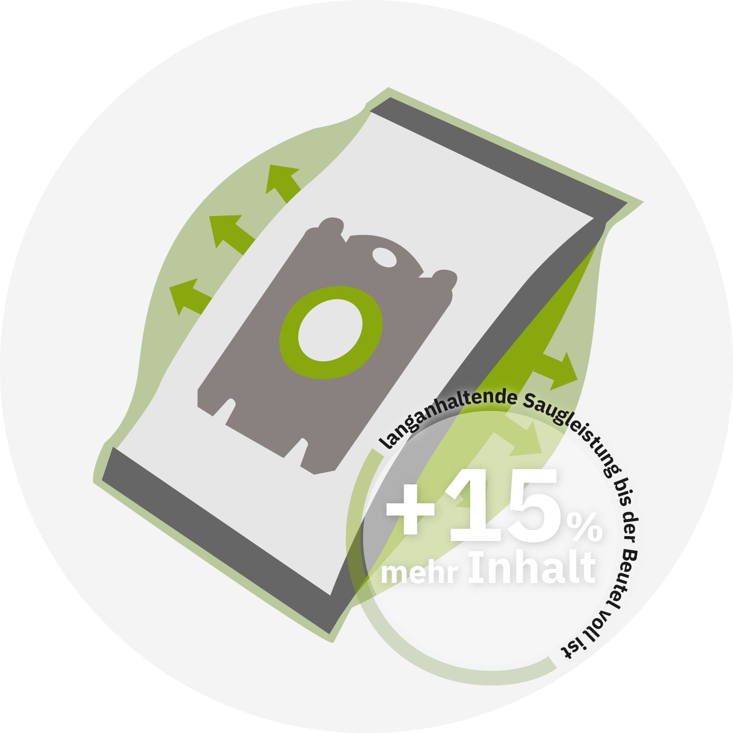 eVendix Staubsaugerbeutel eVac 16 - Inhalt 10 Stück + 1 Mikro-Filter