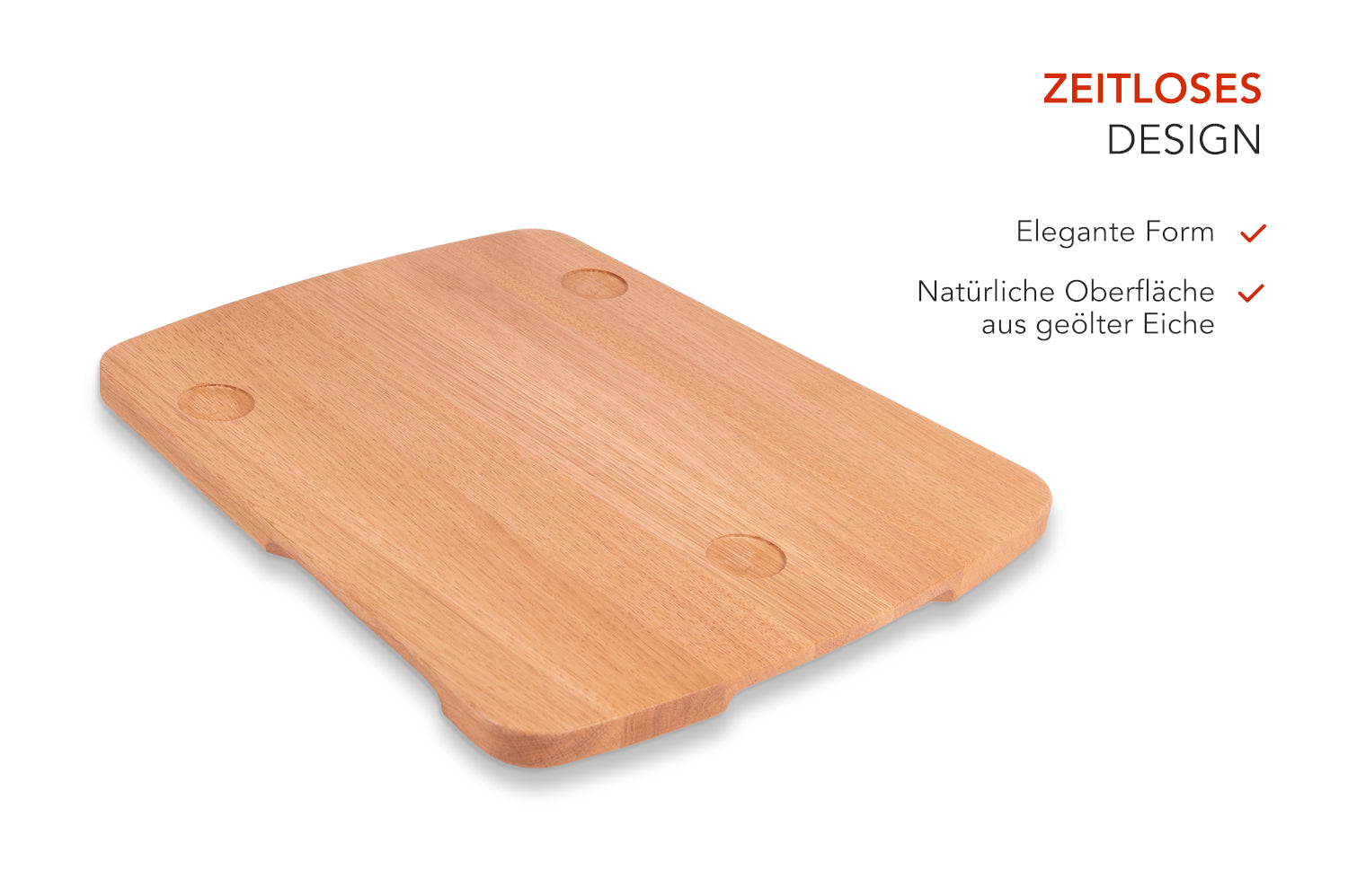 Gleitbrett für Thermomix TM6 aus geöltem Eichenholz, passend für TM6 & TM5