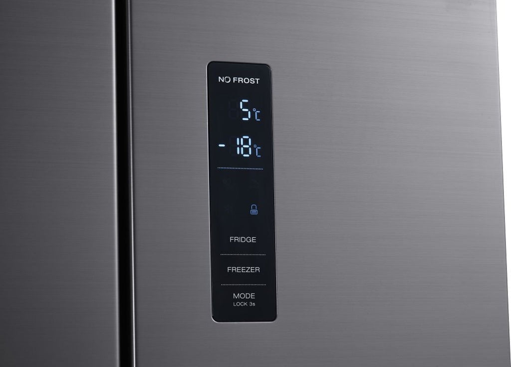 PKM KHFD350ENFIX Frenchdoor Kühlschrank – 320 L, NoFrost, TouchControl, Schubladen, Inox-Design