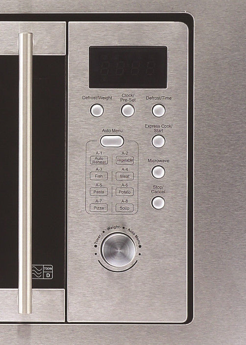 PKM Einbaumikrowelle MW800-20.8EB - Edelstahl 800Watt, 20 Liter