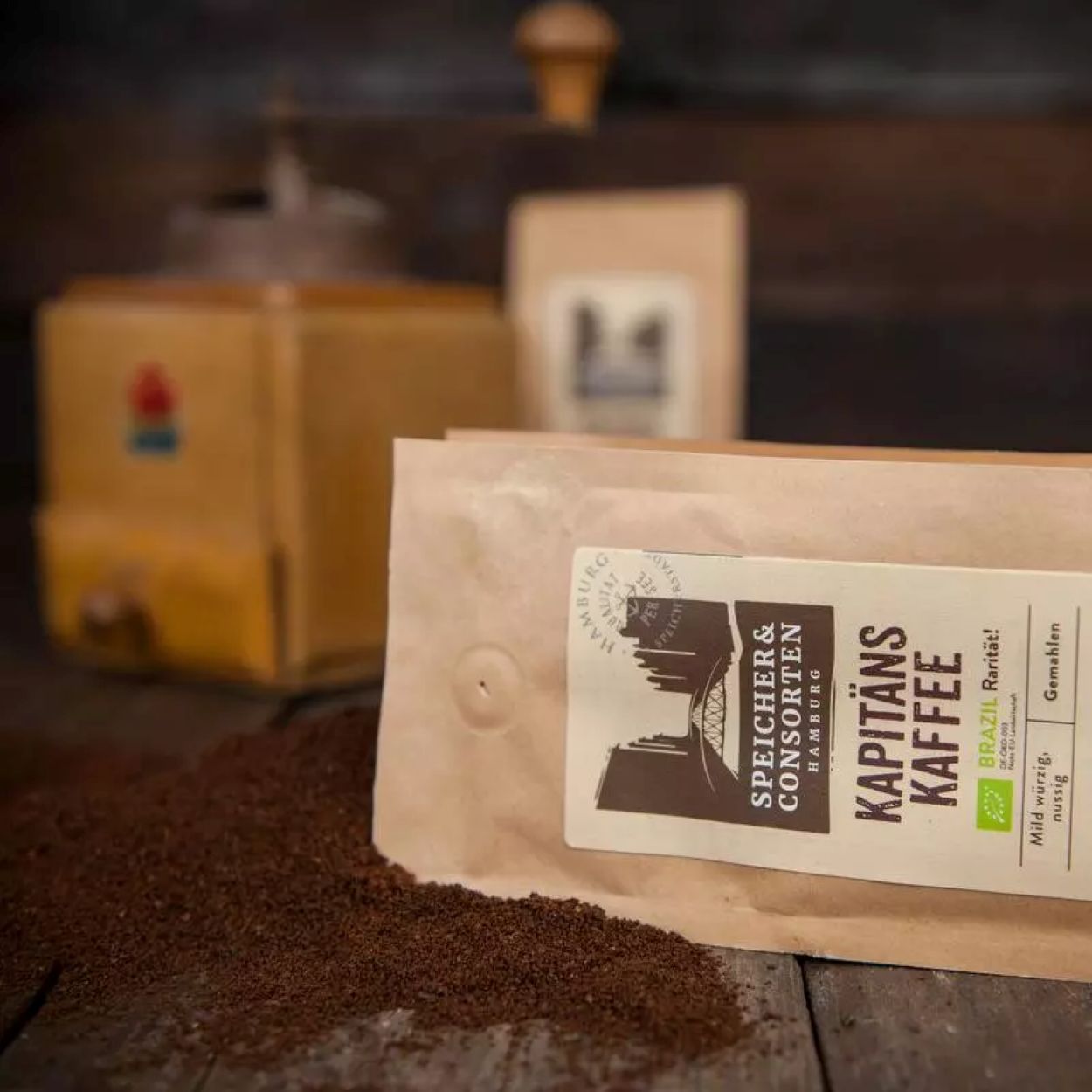 Speicher & Consorten Geschenkeset "Hamburger Kapitänssack" - 5 Feinkostprodukte