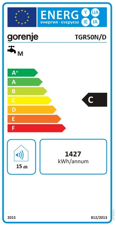 Gorenje Boiler TGR50 N/D 50 Liter, Warmwasserbereiter, DRUCKFEST Thermostat ECO