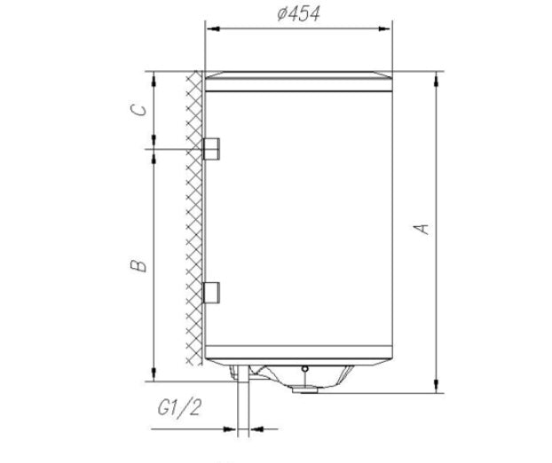 Gorenje Boiler TGR30 N/D 30 Liter DRUCKFEST Thermostat ECO Warmwasser
