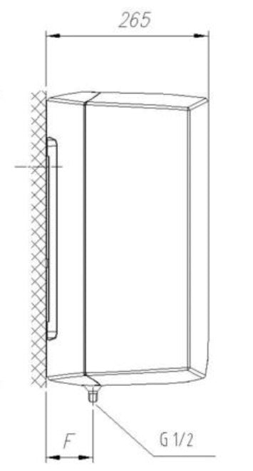 Gorenje Boiler GT 10 O - 9,8 Liter DRUCKFEST Obertisch Warmwasserbereiter