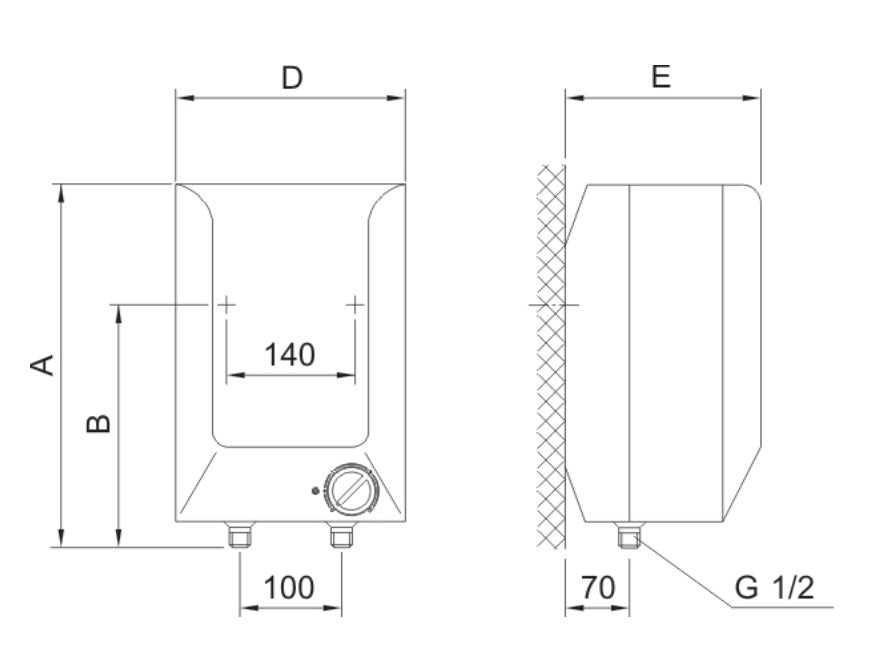 Gorenje Boiler TEG S10U 9,9 L DRUCKLOS Warmwasserbereiter Untertisch