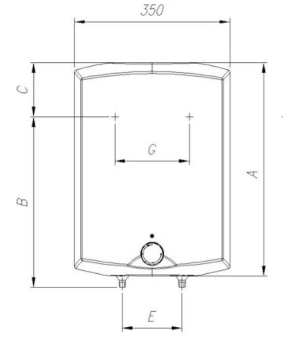Gorenje Boiler GT 15O DRUCKFEST übertisch Warmwasserbereiter 14,8 Liter